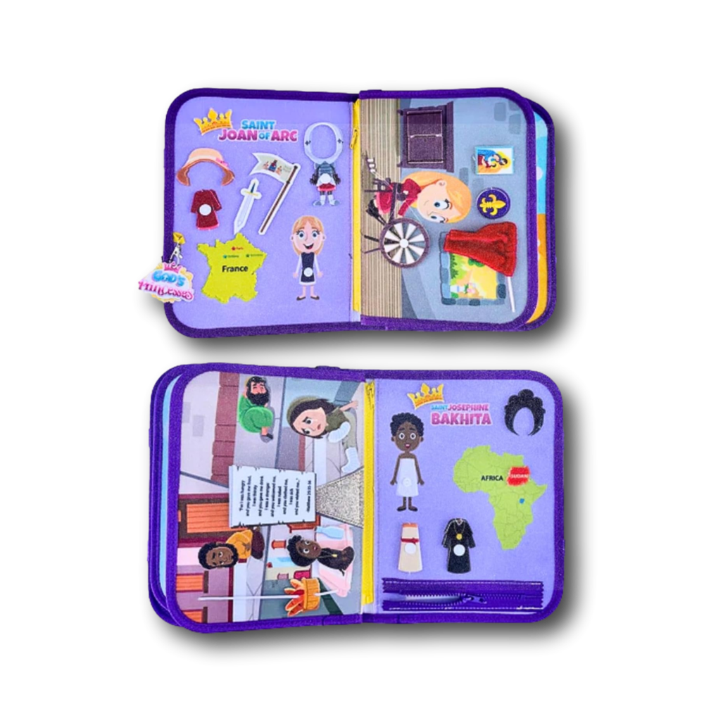 God s Princesses Vol 1 Felt Busy Book St Joan Of Arc And St god-s-princesses-vol-1-felt-busy-book-st-joan-of-arc-and-st