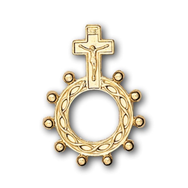 Single decade discount rosary ring